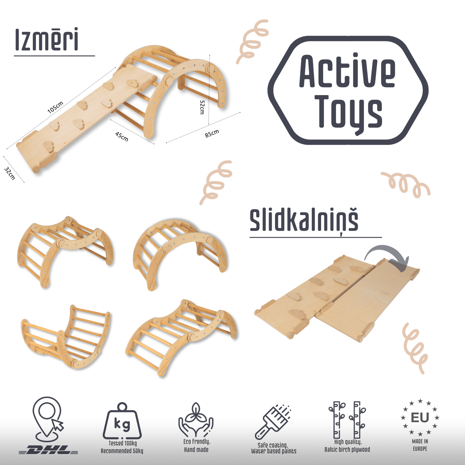 3in1 Multi māja + arka + dēlis b